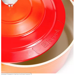 Jogos de Panelas Premier Orange 3 Peças Le Cook - 5
