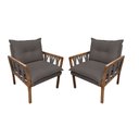 Ver imagem 1 de KIT 2 POLTRONAS DECORATIVA LUXO SAFIRA DORA BELA Califónia 0123