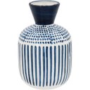 Ver imagem 1 de Vaso Suez Decorativo Cachepô Enfeite 20x13x13cm Cerâmica Azul