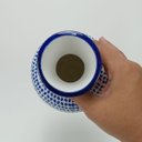 Ver imagem 5 de Vaso Suez Decorativo Cachepô Enfeite 20x13x13cm Cerâmica Azul