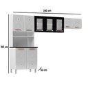 Ver imagem 5 de Cozinha de Aço Compacta Telasul Mirage 3 Peças Branco/preto