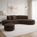 Ver imagem 1 de Sofá Virgínia 3m Estofado Suede Moderno Confortável Luxo
