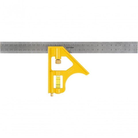 Esquadro Combinado 12" Aço Inox