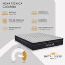 Ver imagem 7 de Cama Box com Colchão Queen Royal Air Pillow Top Molas Ensacadas Tecido Branco Royal Sleep