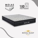 Ver imagem 4 de Cama Box com Colchão Queen Royal Air Pillow Top Molas Ensacadas Tecido Branco Royal Sleep