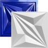 Forma 3D Gesso e Cimento ABS 1mm - Millenium 30x30 cm - 1