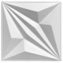 Ver imagem 2 de Forma 3D Gesso e Cimento ABS 1mm - Millenium 30x30 cm