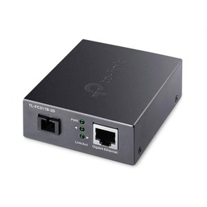 Conversor de Midia 20km Wdm Gigabit Tl-fc311b-20 Smb