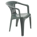 Ver imagem 4 de Cadeira Plastica Monobloco com Bracos Atalaia Verde