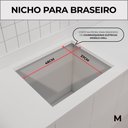Ver mais imagens de Churrasqueira Elétrica Grill Inox 430 - Modelo Aberto Média / 3.2 Kw | 220V