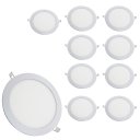Ver imagem 1 de Embutido Fit Redondo Plafon Led 18w 2700k Kit com 10