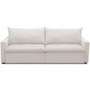 Ver imagem 3 de Sofá Cama Retrátil Reclinável para Sala de Estar 208cm Lari F04 Bouclê Off White - Lyam Decor