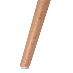 Kit 3 Cadeiras com Braços e Pés de Madeira Clara Nude - 3