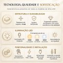 Ver imagem 7 de Espelho Decorativo Retangular com Iluminação 70x90cm Goldenx
