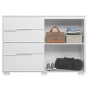 Ver imagem 3 de Cômoda Ambiente Texas Branco Brilho - Moval