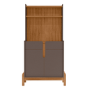 Ver imagem 7 de Aparador Buffet Balcão Cozinha Cantinho do Café para Sala de Estar e Jantar com 2 Portas e 2 Gavetas