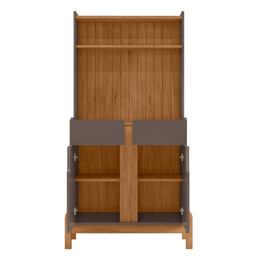 Aparador Buffet Balcão Cozinha Cantinho do Café para Sala de Estar e Jantar com 2 Portas e 2 Gavetas - 8
