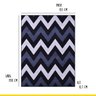 Tapete Zig Zag Retangular para Sala 133 x 190 Cm Reinassance Veludo Preto - ClickLar - 5