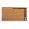 Tapete de Entrada em Fibra de Coco 60cm X 33cm Linea Kapazi - 1
