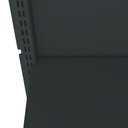 Ver imagem 3 de Gondola Ponta 170 Fit Preto 5 Bandeja Pe Cinza