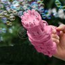 Máquina Elétrica Tiktok Lança Bolhas Rosa - 4