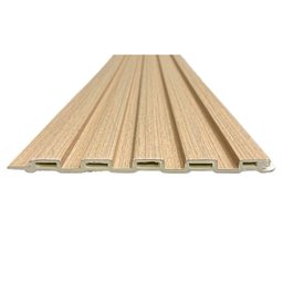 Painel Ripado Wpc Interno Low Cor: Freijó Liso 2,90m X 15cm (0,43m²) - 4