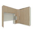 Ver imagem 2 de Guarda-roupa Casal Modulado Seletto 8 Portas 6 Gavetas Me23 Areia/jequitibá - Henn
