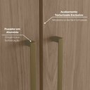 Ver imagem 7 de Guarda-roupa Casal Modulado Seletto 8 Portas 6 Gavetas Me23 Areia/jequitibá - Henn