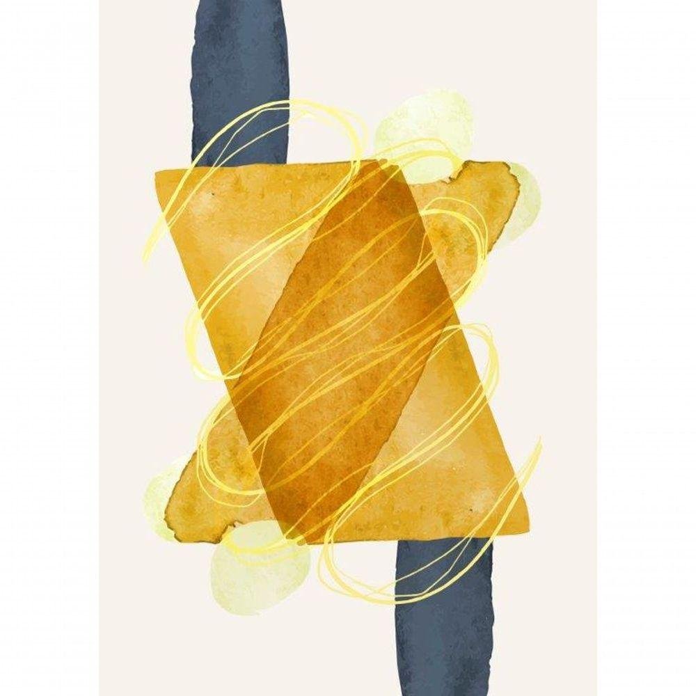 Kit com 3 Quadros Arte Abstrata em Lona Tamanho:60x90cm - 4