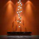 Ver mais imagens de Lustre para Sala Cúpula Fumê 16 Lâmpadas Pé Direito Alto