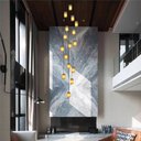 Ver imagem 4 de Lustre para Sala Cúpula Fumê 16 Lâmpadas Pé Direito Alto