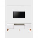 Ver imagem 7 de Rack para TV 180cm MDF com Prateleira Basculante Branco On Móveis