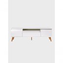 Ver imagem 3 de Rack para TV 180cm MDF com Prateleira Basculante Branco On Móveis