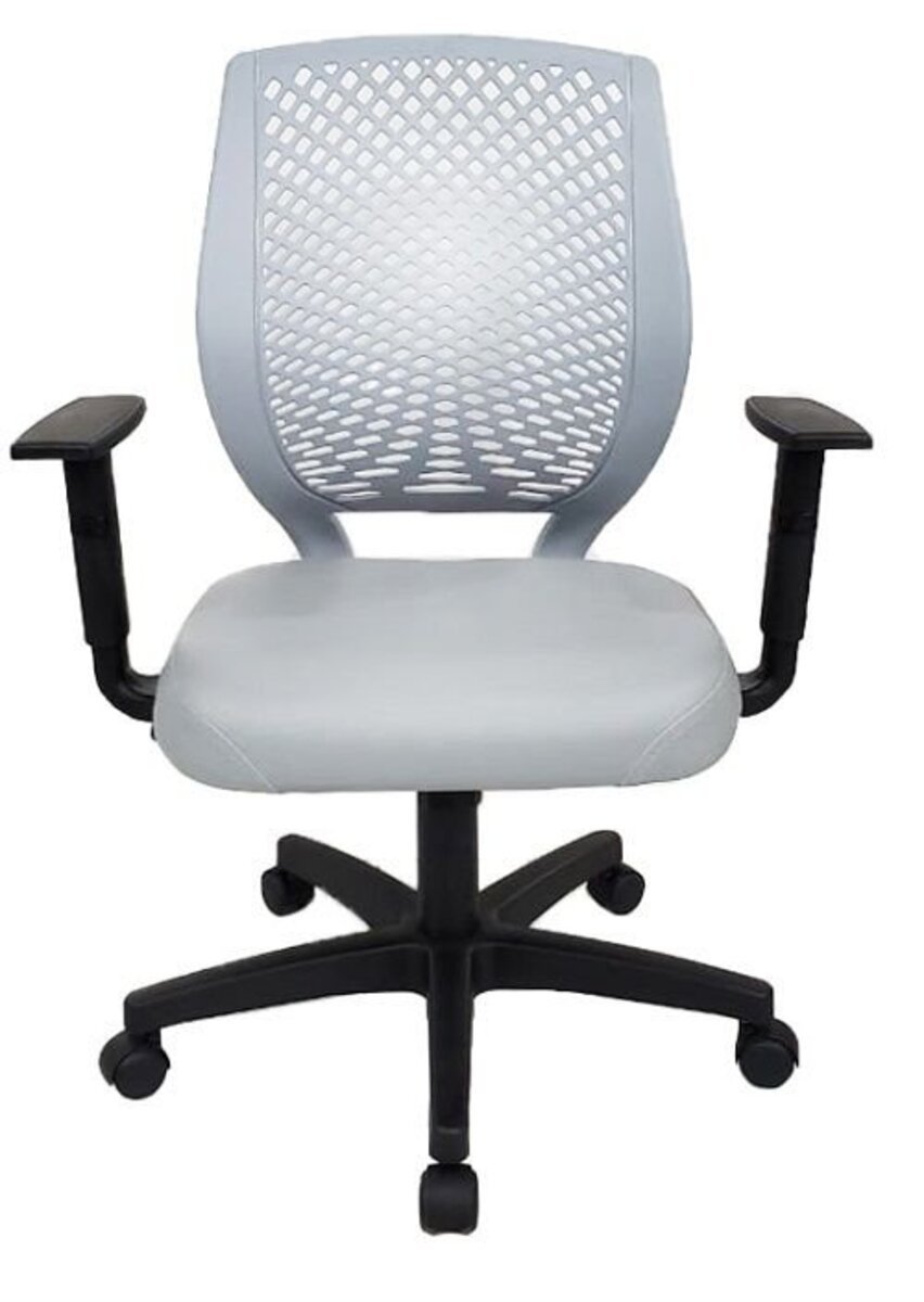 Cadeira para Escritório e Home Office Linha Ricci Cinza - 2