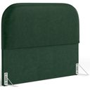 Ver imagem 1 de Cabeceira Cama Box Queen 160cm Orgânica Lanna W01 Couríssimo Verde - Lyam Decor