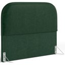 Ver imagem 1 de Cabeceira Cama Box Queen 160cm Orgânica Lanna W01 Couríssimo Verde - Lyam Decor