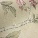 Ver imagem 5 de Papel de Parede Floral com Pássaros Bege e Rosa Vinilico Lavável+ Cola Inclusa