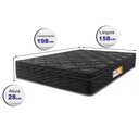 Ver imagem 2 de Colchão Queen Ortofirm Black 158x198x28 One Face Espuma D33 Preto