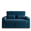 Ver imagem 2 de Sofá Cama 2 Lugares Compacto com Baú 140 Larg Lady Day Matrix