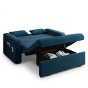 Ver imagem 5 de Sofá Cama 2 Lugares Compacto com Baú 140 Larg Lady Day Matrix