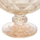 Ver imagem 4 de Potiche de Cristal com Pé Diamond Âmbar Metalizado 15cm X 23cm - Lyor