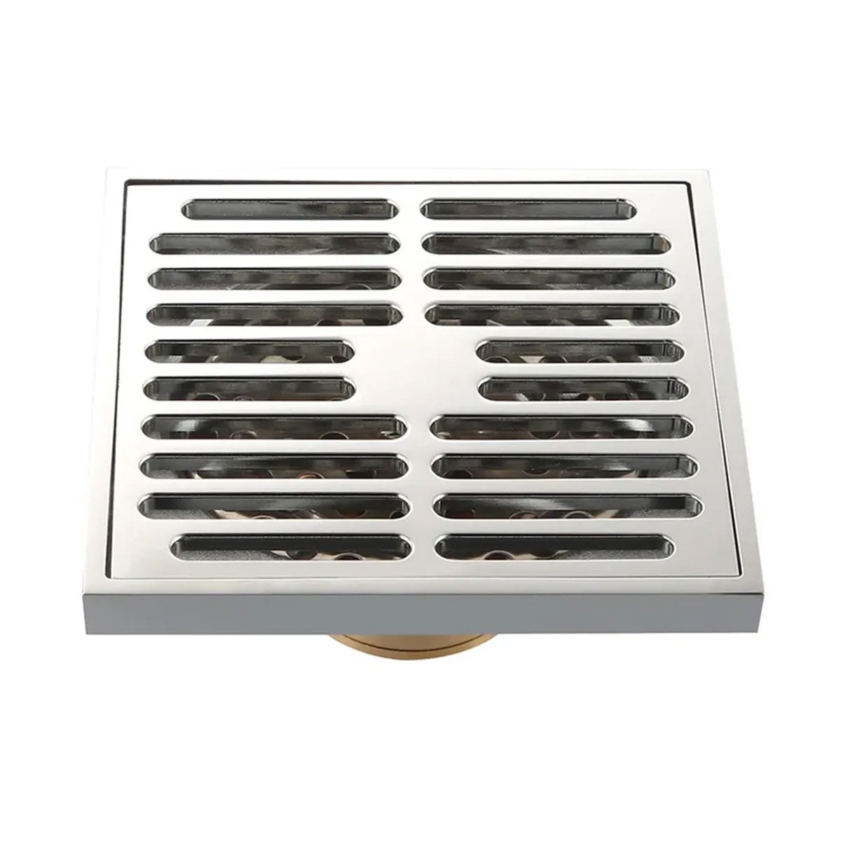 Ralo Click 10X10 Aço Inox Kit 20 Uni Box Banheiro Cozinha Lavabo Anti Odor Inseto Escoamento Rapido  - 7