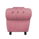 Ver imagem 3 de Divã Recamier Com Baú Grécia 1,55 Cm Suede Rose