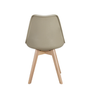 Ver imagem 5 de Kit Mesa Redonda Eames 90cm Preta + 4 Cadeiras Saarinen Wood Nude