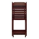 Ver imagem 4 de Jogo de Mesa Dobrável 70x70 Bar 4 Cadeiras Madeira Maciça - Imbuia