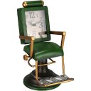 Ver imagem 1 de Relogio de Mesa Decorativo Vintage Poltrona Barbeiro Home&co Metal 20x10x17cm Verde
