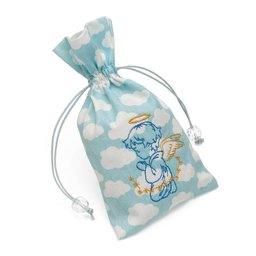 Kit Infantil Anjo da Guarda Menino Azul - Terço Chaveiro e Pulseira Fornecedor 1 170994 (f1-ct1-a-1) - 4