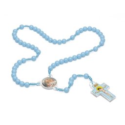 Kit Infantil Anjo da Guarda Menino Azul - Terço Chaveiro e Pulseira Fornecedor 1 170994 (f1-ct1-a-1) - 3