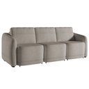 Ver imagem 1 de Sofá Cama Casal para Sala 276cm Polska K04 Bouclê Bege Escuro - Mpozenato