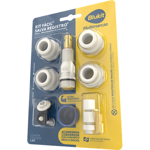 Kit Fácil para Registro. 9 em 1 em Pps 061403 - Blukit